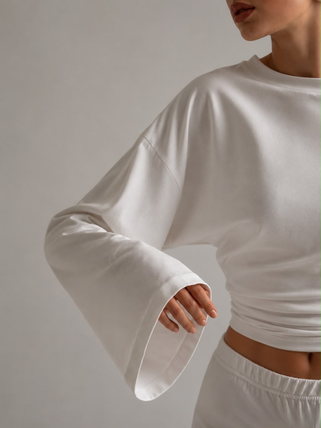 Hira Clothing Drapeli Yarasa Kol Bel Oturtmalı Likralı Doğal Viskon Bluz