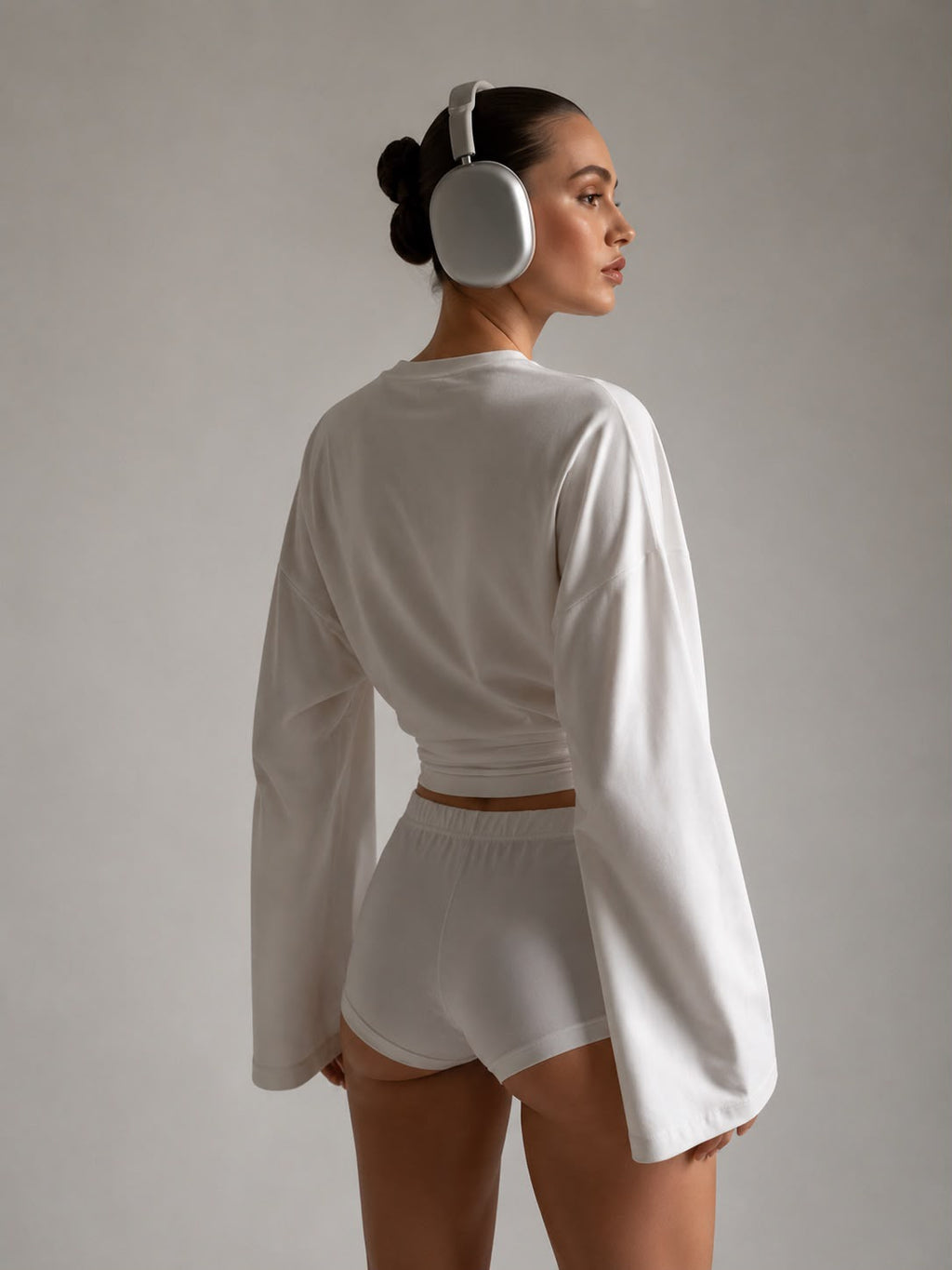 Hira Clothing Drapeli Yarasa Kol Bel Oturtmalı Likralı Doğal Viskon Bluz