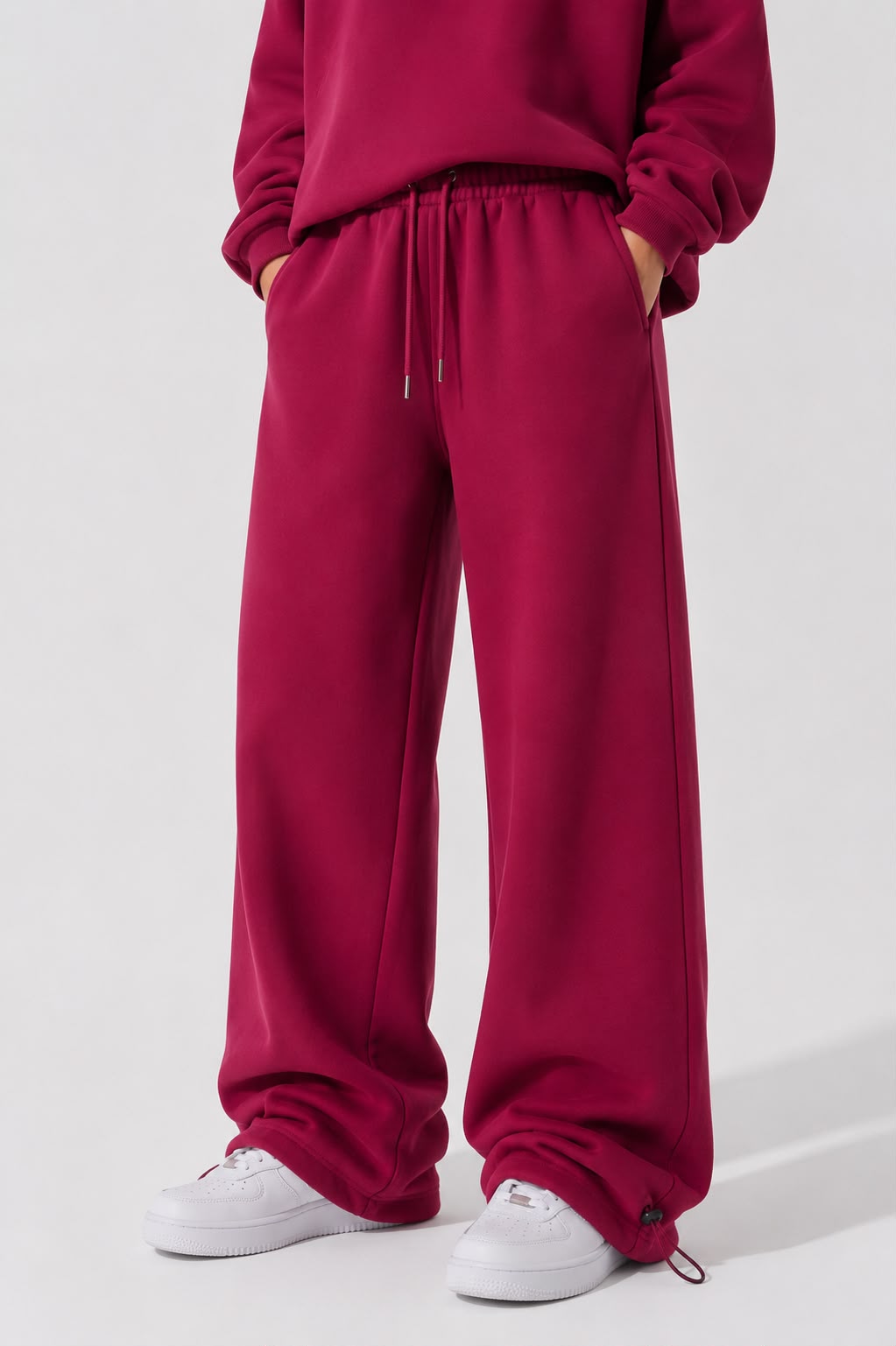 Unisex Ayarlanabilir Lastikli Mevsimlik Baggy Eşofman Altı