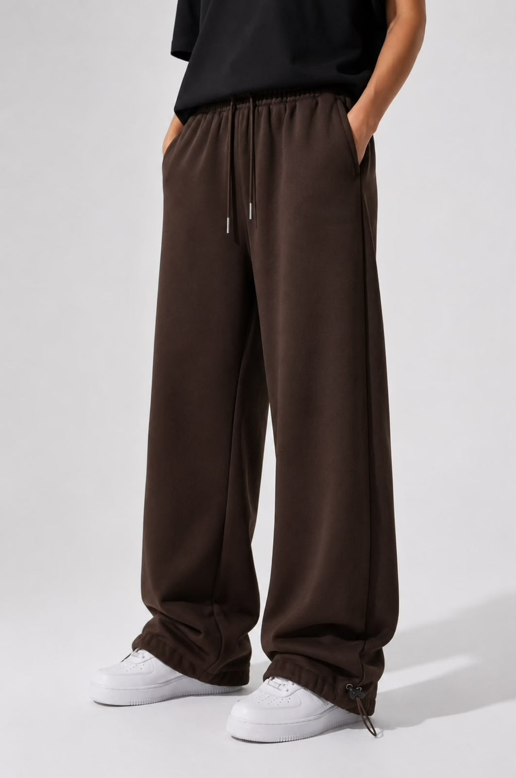 Unisex Ayarlanabilir Lastikli Mevsimlik Baggy Eşofman Altı