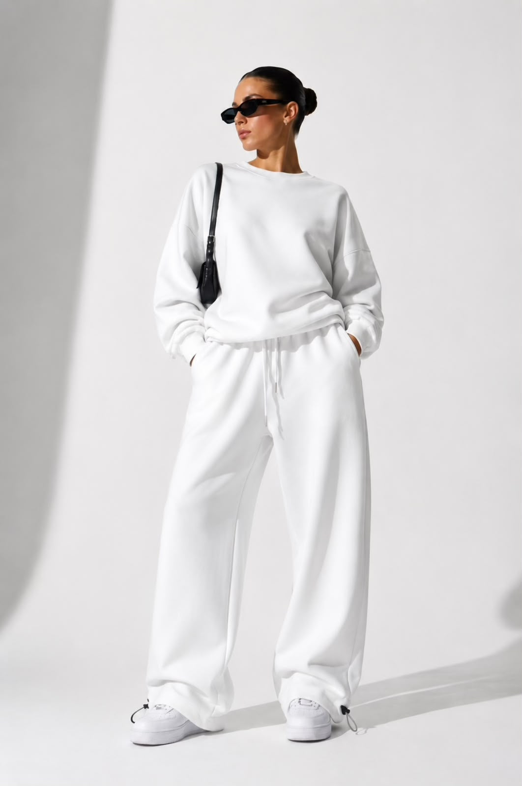 Unisex Ayarlanabilir Lastikli Mevsimlik Baggy Eşofman Altı