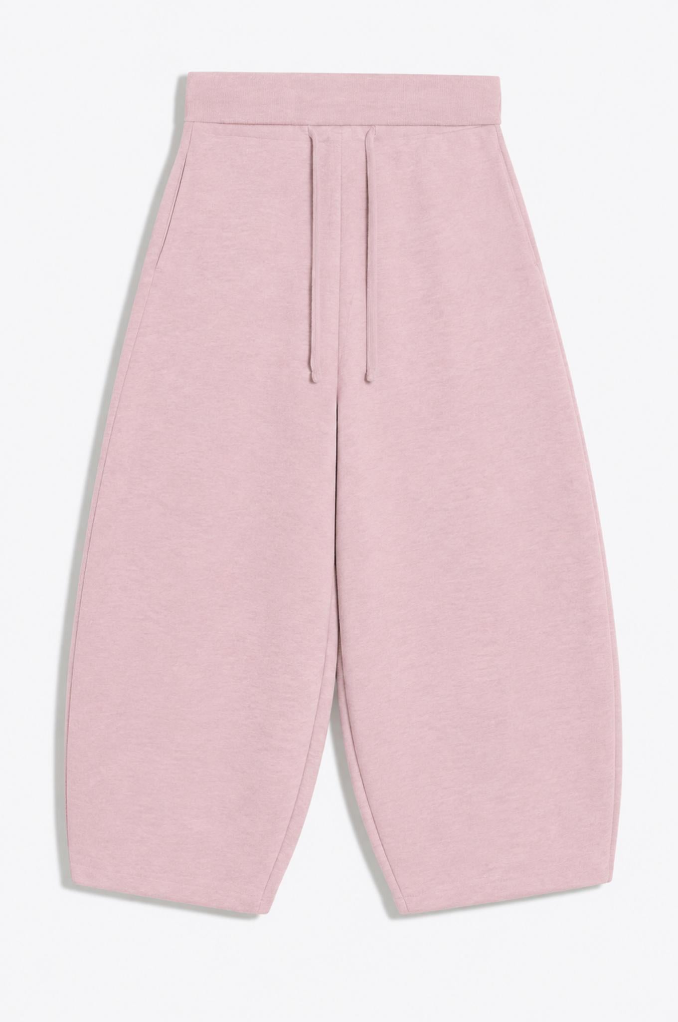 Üç İplik Kıvrımlı Kaşkorse Bel Cepli Ayarlanabilir Lastikli Ultra Bol Barrel Fit Baggy Pantolon\Eşofman Altı