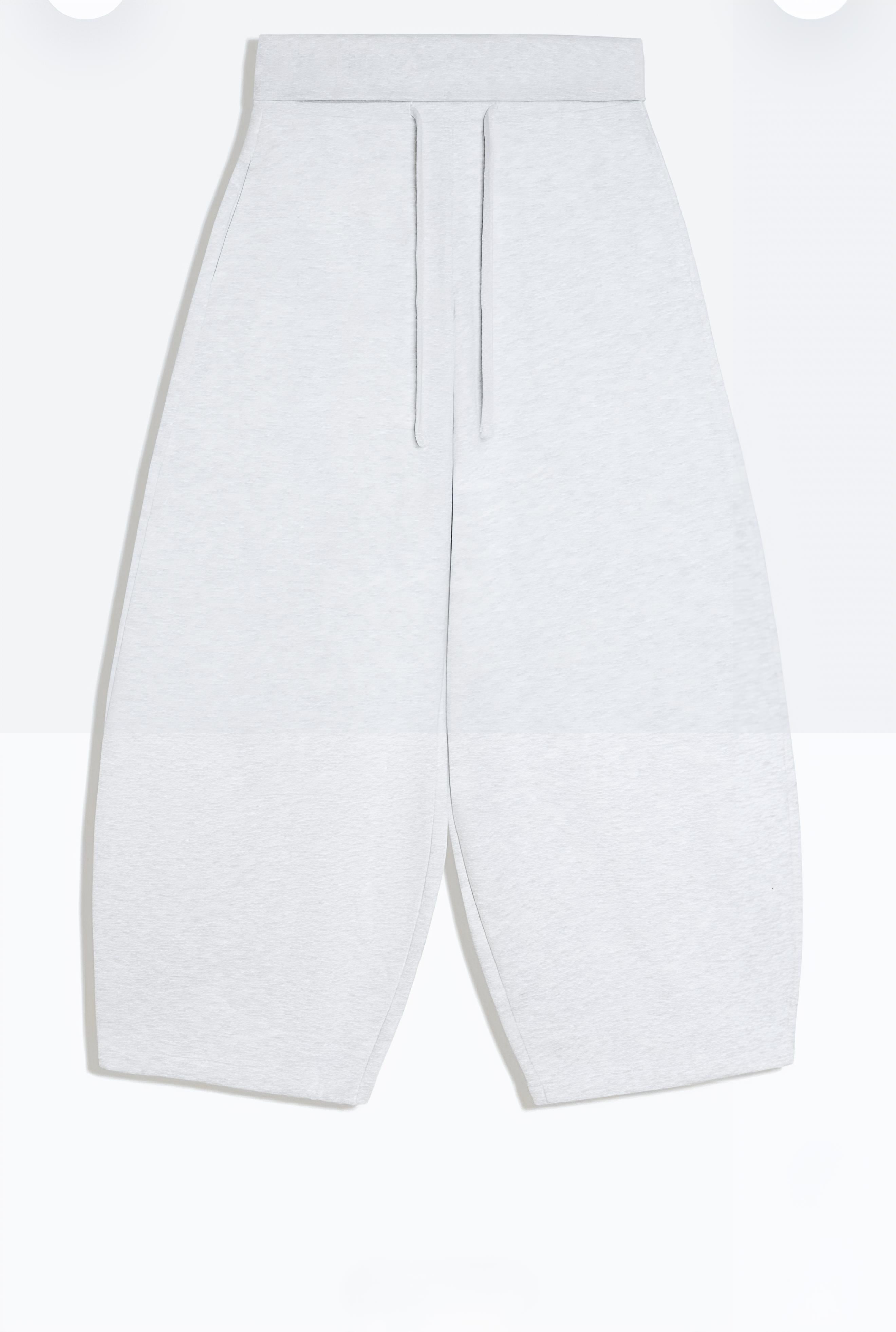 Üç İplik Kıvrımlı Kaşkorse Bel Cepli Ayarlanabilir Lastikli Ultra Bol Barrel Fit Baggy Pantolon\Eşofman Altı